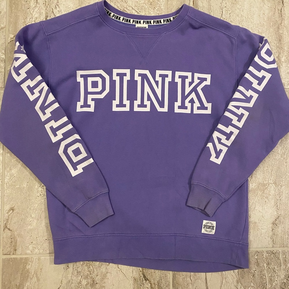 Lavender Victoria Secret PINK sweatshirt